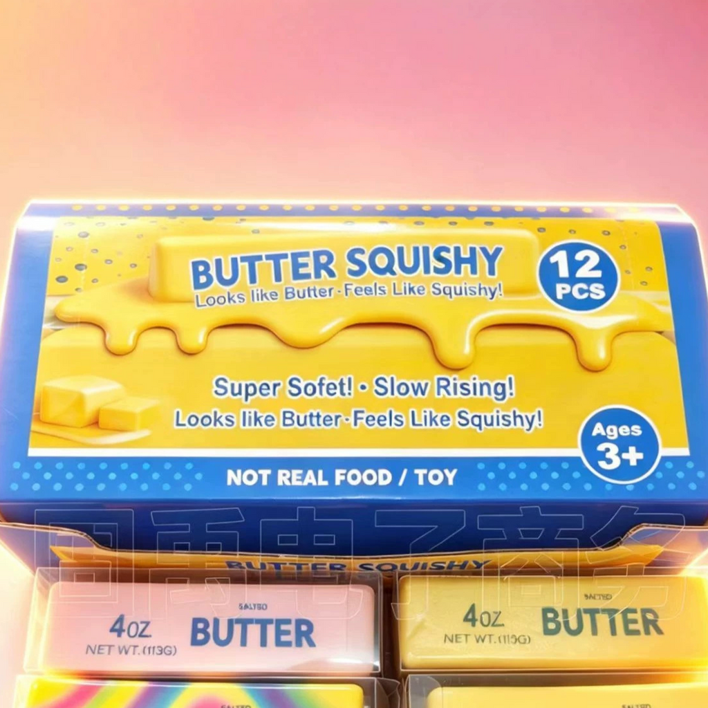 Butter Squishy | Slow Rising Butter Stick Stress Toy