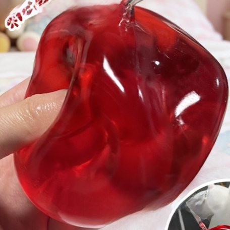 Maltose Apple Squishy | Glossy Slow-Rise Stress Toy