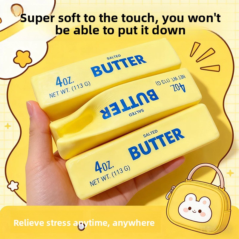 Mini Butter Stick Squishy | Slow Rising Milk Bar Toy