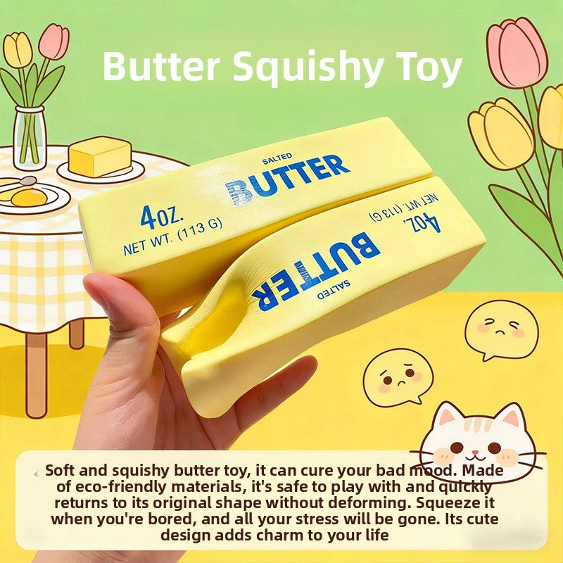 Mini Butter Stick Squishy | Slow Rising Milk Bar Toy