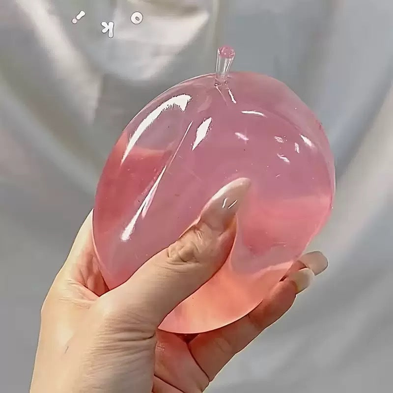 Glossy Apple Squishy | Soft Slow-Rise Stress Ball