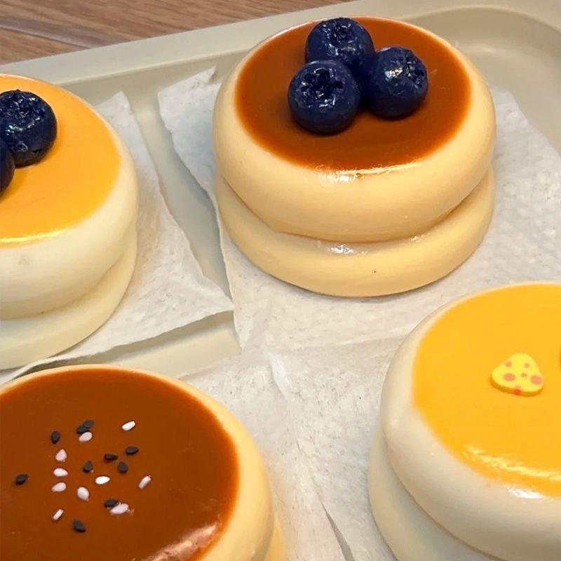 Souffle Cake Squishy | Slow-Rise Dessert Stress Toy