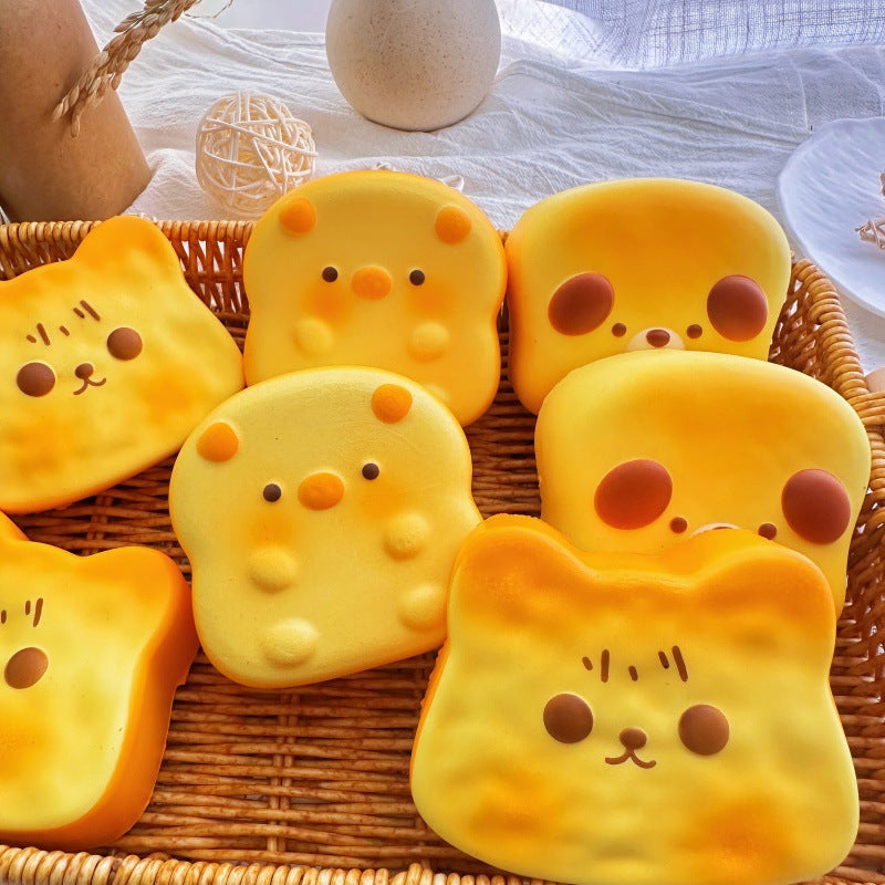Animal Bread Squishy | Cute Slow-Rise Stress Toy