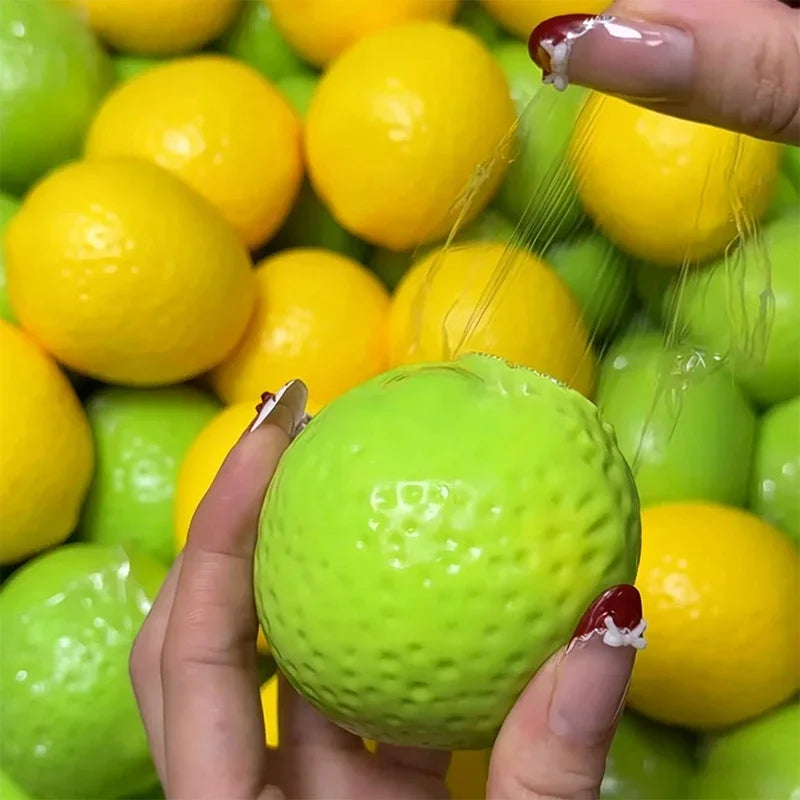 Crunchy Lemon Squishy | Color-Changing ASMR Ball
