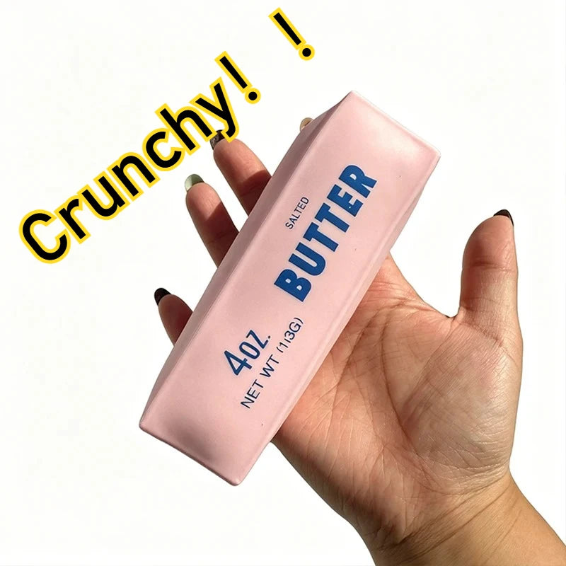 Crunchy Butter Stick Squishy | ASMR Slow-Rise Fidget