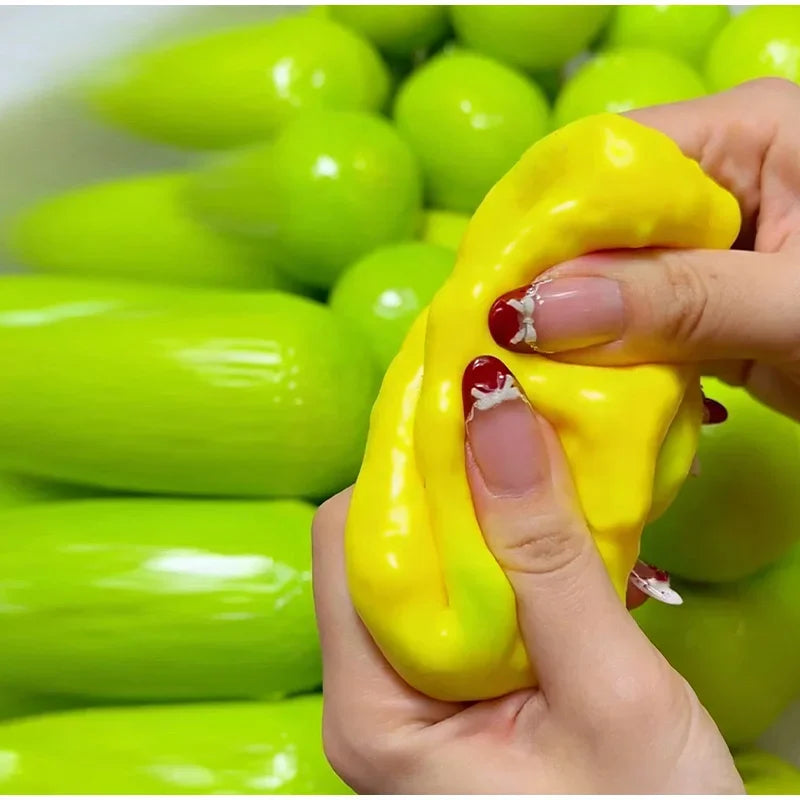 Crunchy Lemon Squishy | Color-Changing ASMR Ball