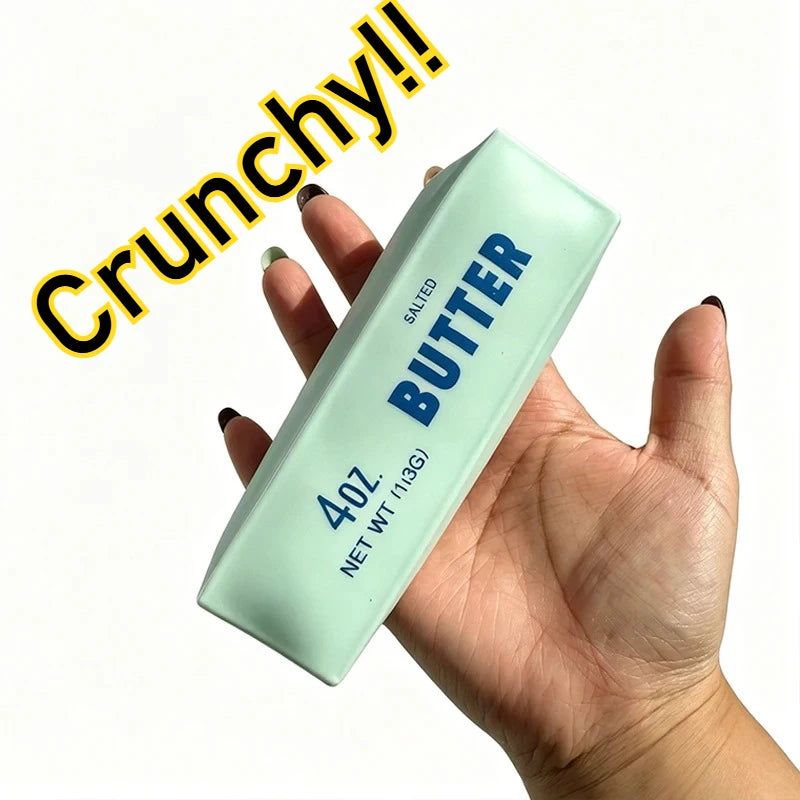 Crunchy Butter Stick Squishy | ASMR Slow-Rise Fidget