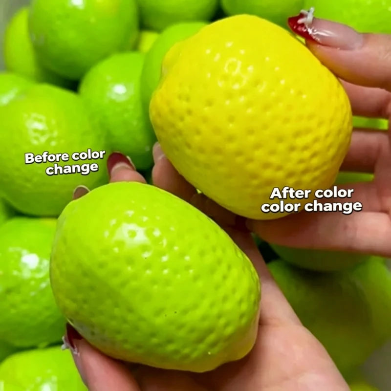 Crunchy Lemon Squishy | Color-Changing ASMR Ball