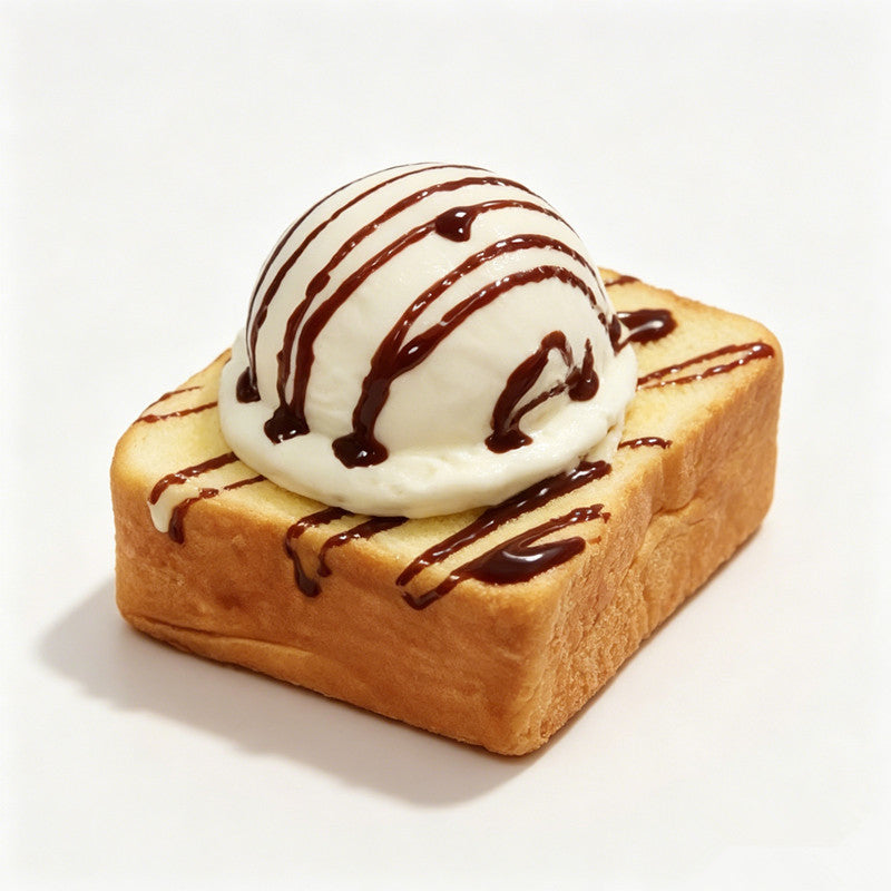 Toast & Ice Cream Squishy | Slow Rising Bread Toy