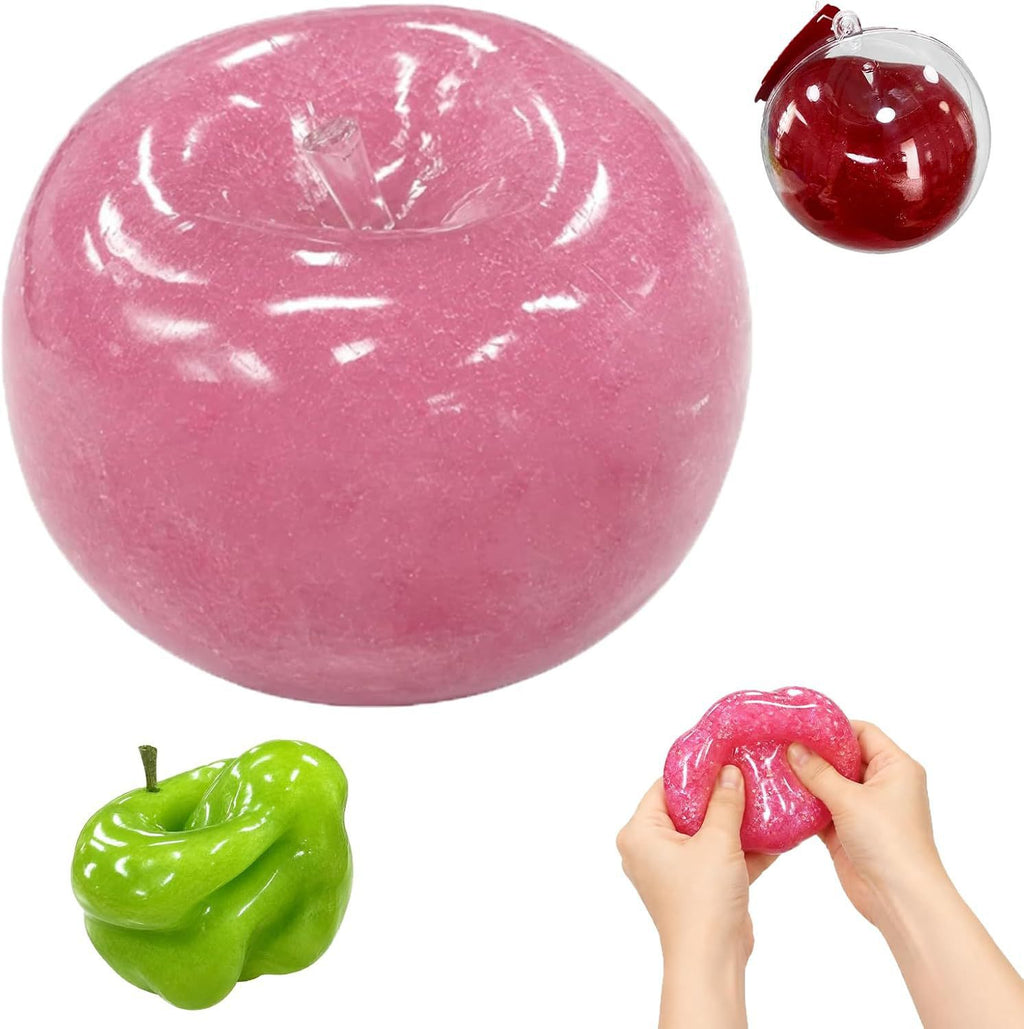 Moldable Apple Squishy | Squeeze, Crush & Reshape