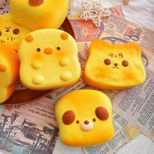 Animal Bread Squishy | Cute Slow-Rise Stress Toy