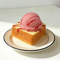 Toast & Ice Cream Squishy | Slow Rising Bread Toy