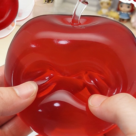 Maltose Apple Squishy | Glossy Slow-Rise Stress Toy